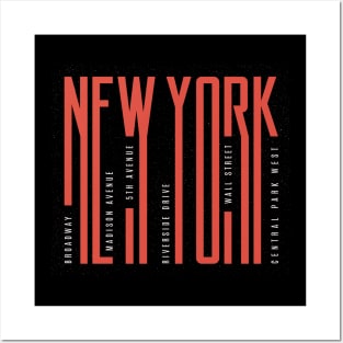 New York Stylish Posters and Art